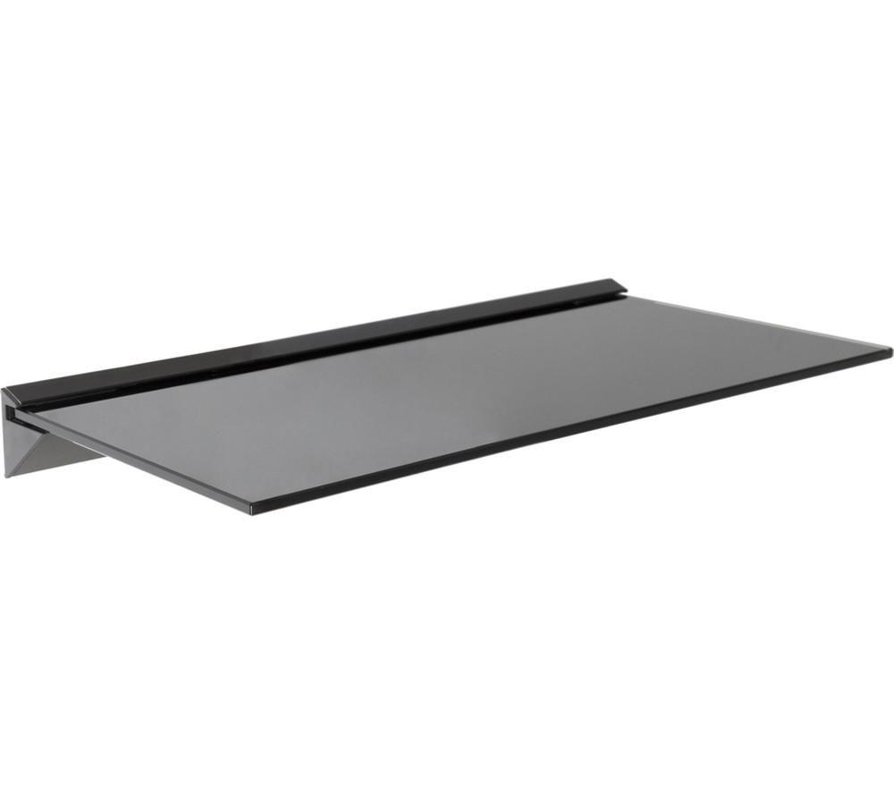 Avf S1600bb Glass Shelf - 60 Cm, Black, Black