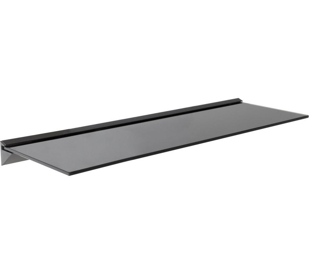 Avf S1800bb Glass Shelf - 80 Cm, Black, Black