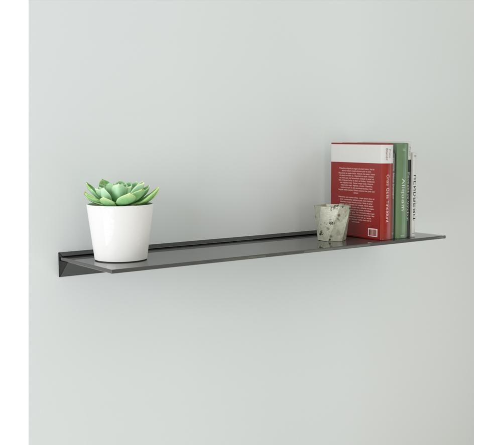 AVF S11000BB Glass Shelf - 100 cm, Black image number 3 of 4