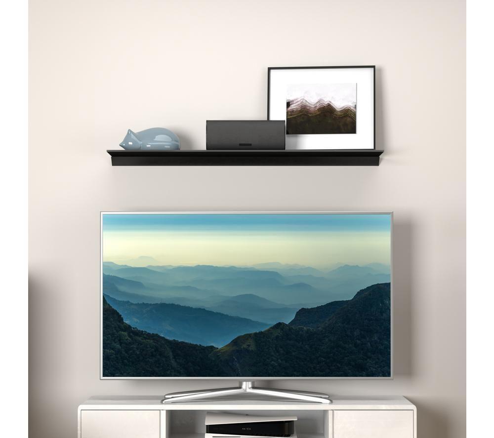 AVF S11000BB Glass Shelf - 100 cm, Black image number 4 of 4