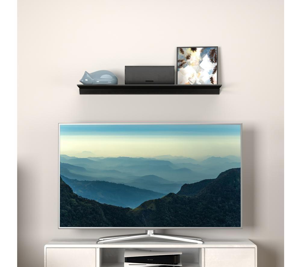 AVF S11200BB Glass Shelf - 120 cm, Black image number 4 of 4