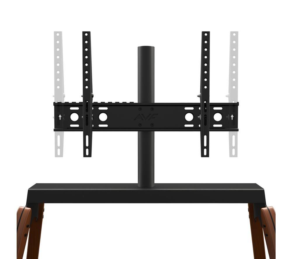 AVF Hoxton Quad FSL1120HOQDWB 1120 mm TV Stand with Bracket for 32-86" TVs - Dark Wood & Black image number 5 of 8