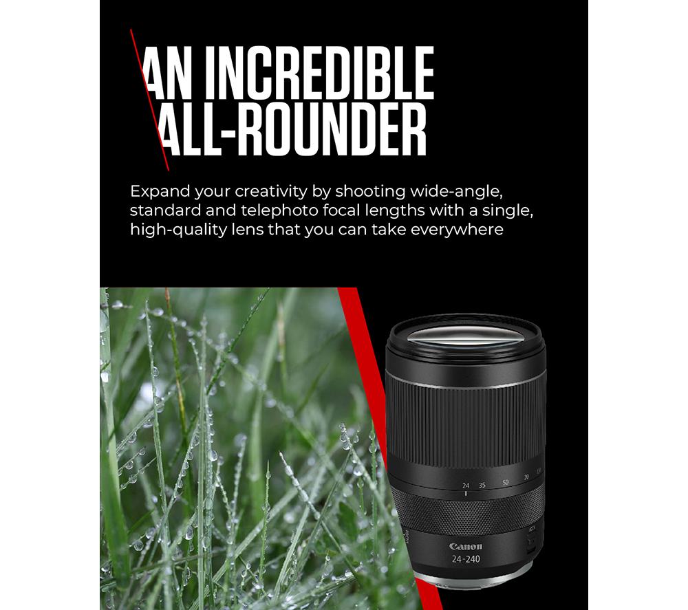 CANON RF 24-240 mm f/4.5-6.3 IS USM Wide-angle Zoom Lens image number 3 of 10