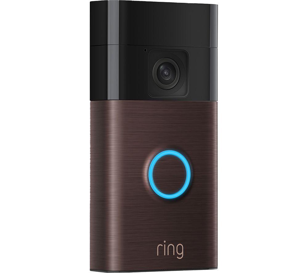 RING Battery Video Doorbell (3rd Gen, Venetian Bronze) & Chime (2nd Gen) Bundle image number 2 of 9