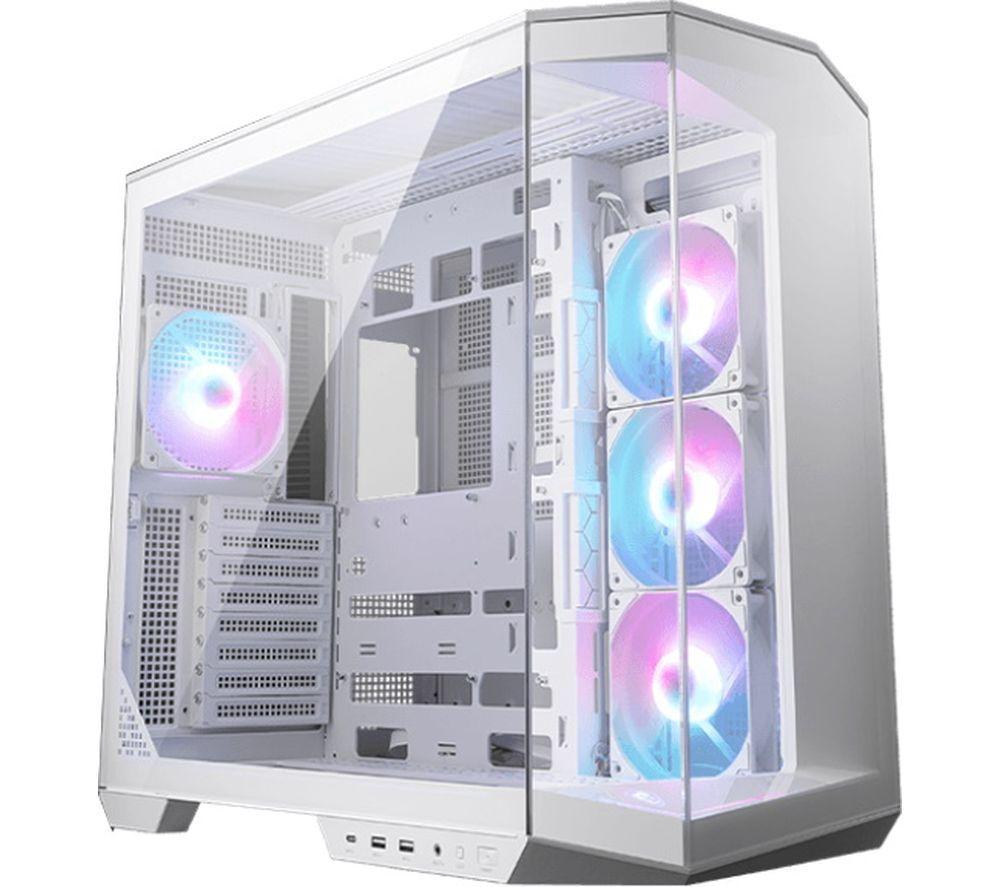 MSI MAG PANO 100R PZ MicroATX Mid-Tower PC Case - White