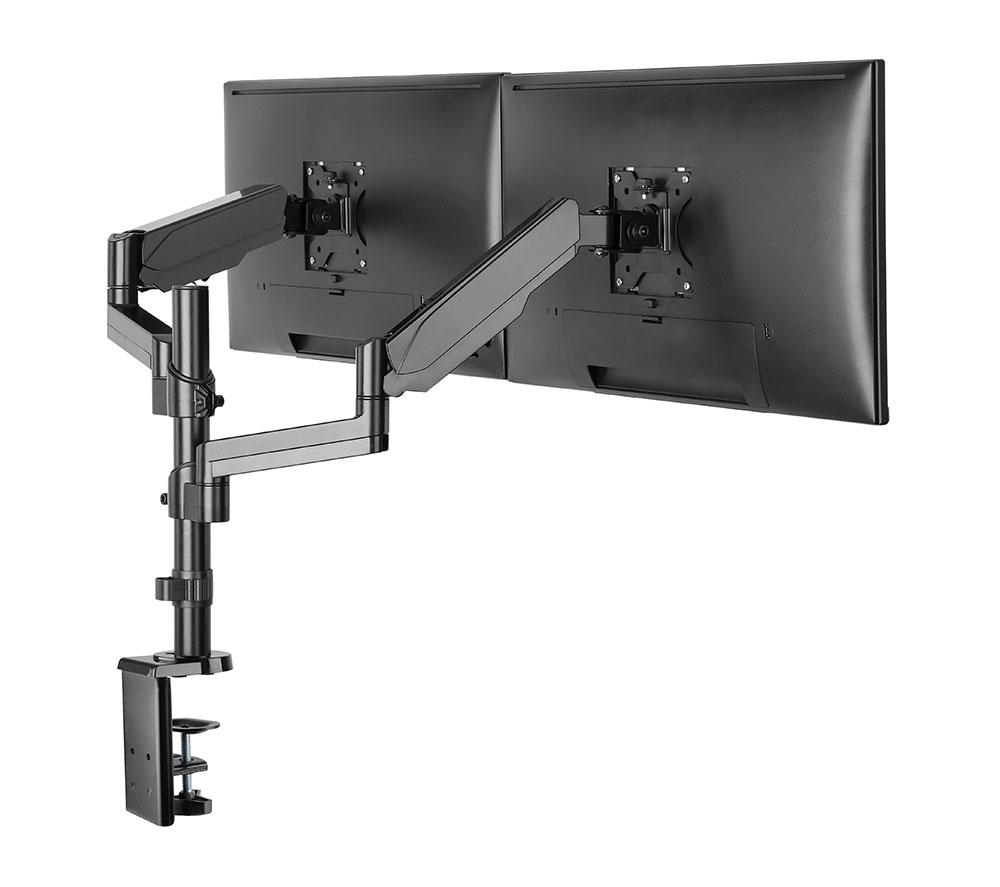 Properav Pb161 Hydraulic Dual Arm Full Motion 17-32" Monitor Desk Mount