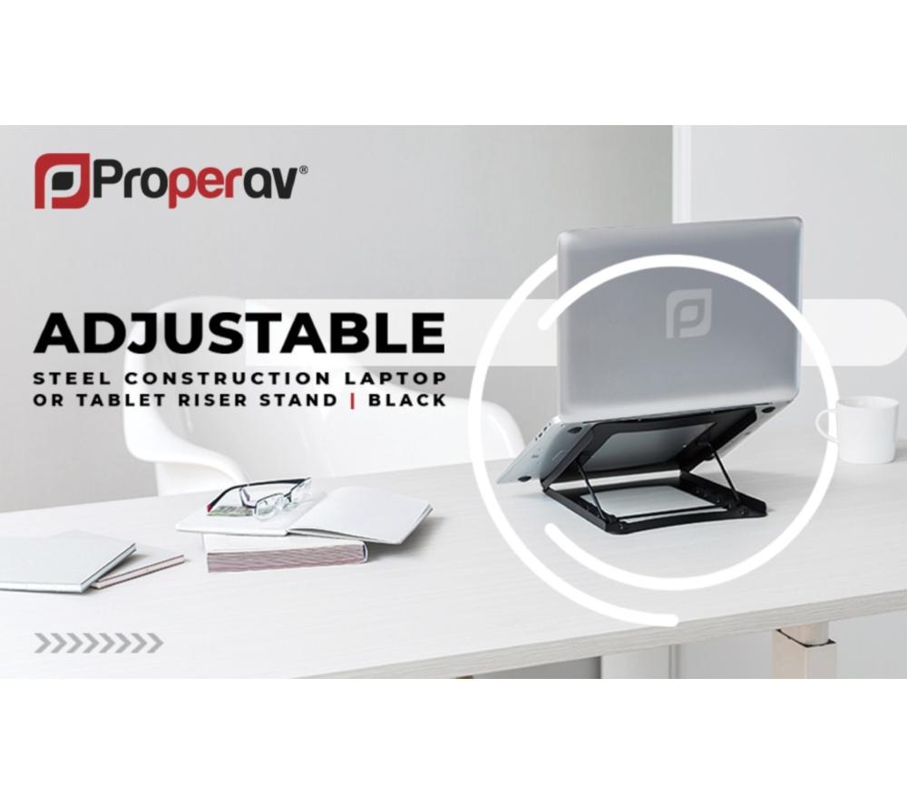 PROPERAV P-LSF-1 Laptop Stand - Silver image number 5 of 9