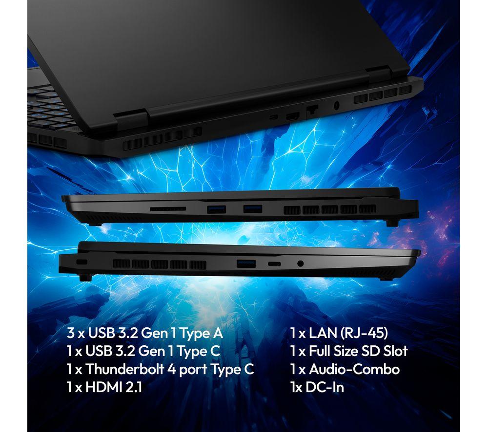 MEDION Erazer Major 15 X1 15.3" Gaming Laptop - Intel&reg; Core&trade; i9, RTX 4070, 1 TB SSD 16 GB RAM image number 9 of 11