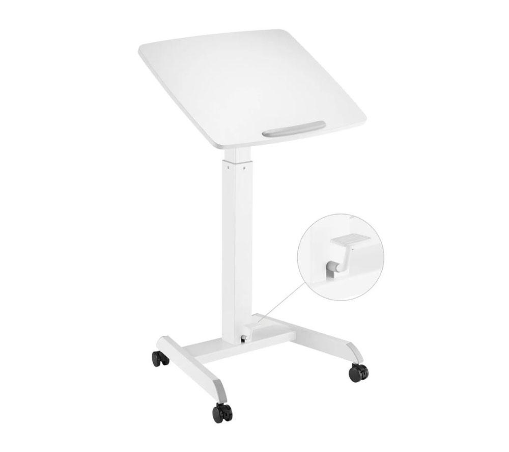 Properav 251Bp Sit-Stand Workstation Cart - White