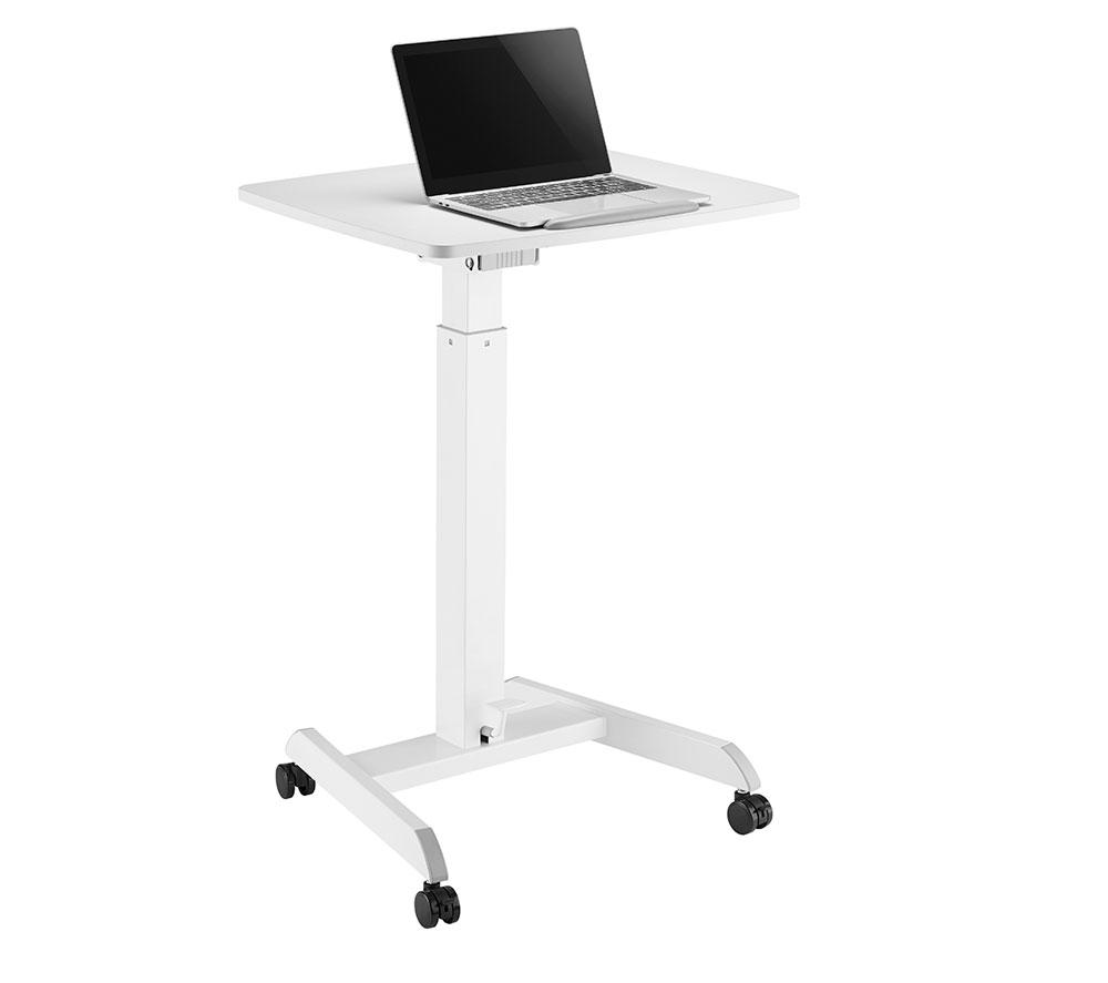 PROPERAV 251BP Sit-Stand Workstation Cart - White image number 2 of 7