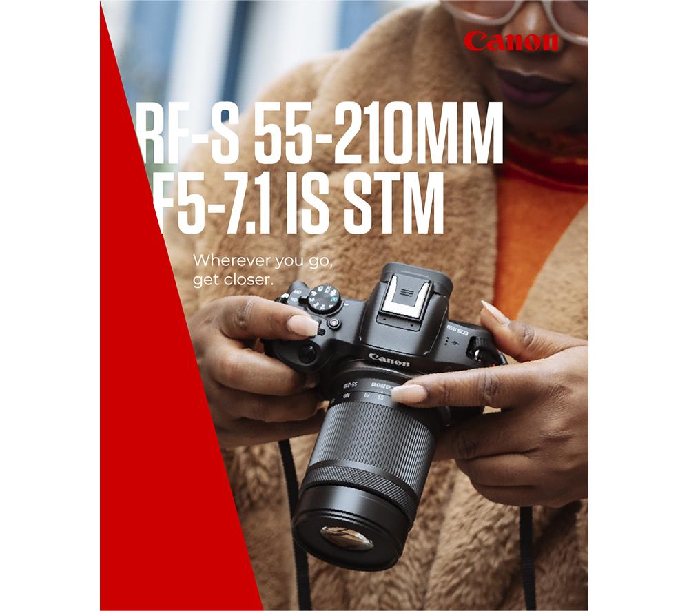 CANON RF-S 55-210 mm f/5-7.1 IS STM Telephoto Zoom Lens image number 3 of 11