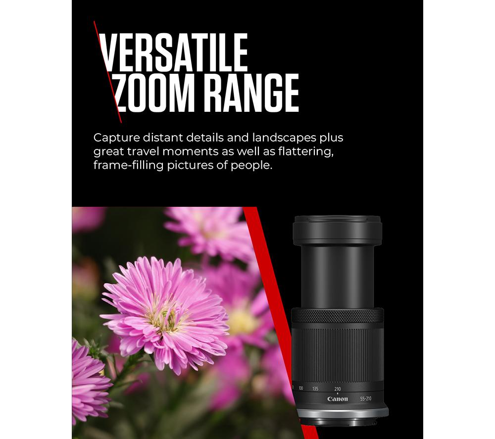 CANON RF-S 55-210 mm f/5-7.1 IS STM Telephoto Zoom Lens image number 8 of 11