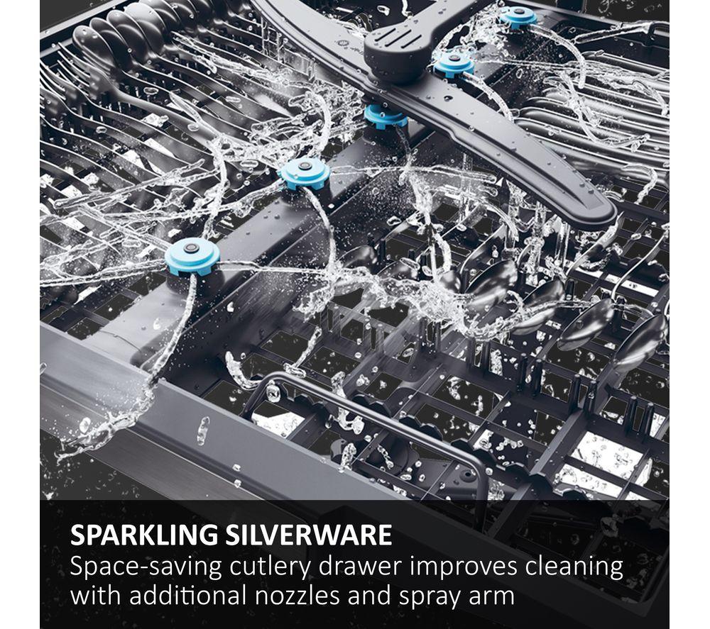 HAIER XS 4A4M4PB-80 Full-size Fully Integrated WiFi-enabled Dishwasher image number 4 of 17