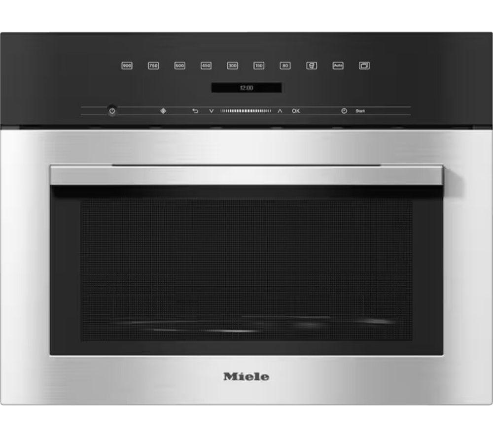 MIELE M7140TC Built-in Solo Microwave - Stainless Steel, Stainless Steel