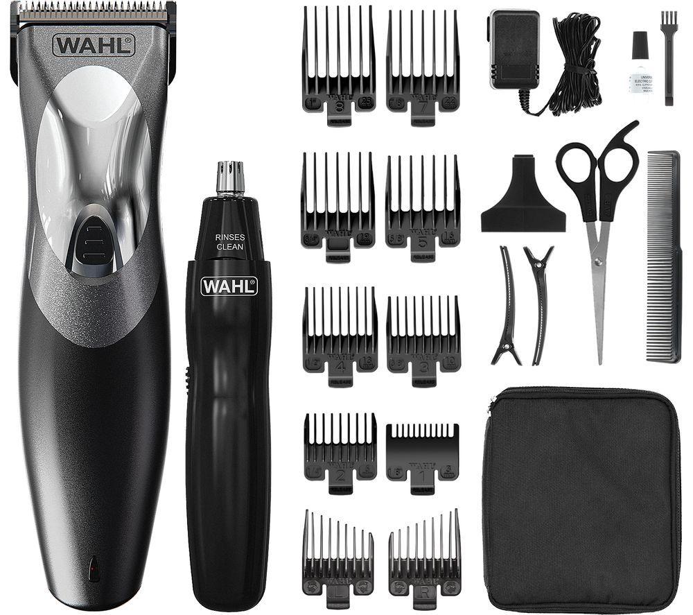 WAHL Clip 'N Rinse Cordless Clipper and Trimmer Kit - Black