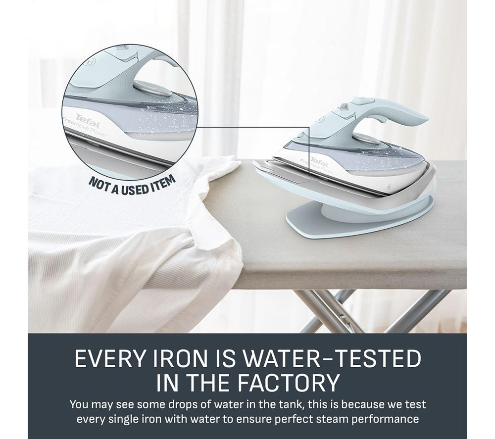TEFAL Freemove Power FV6642G0 Cordless Steam Iron - Light Blue image number 10 of 10