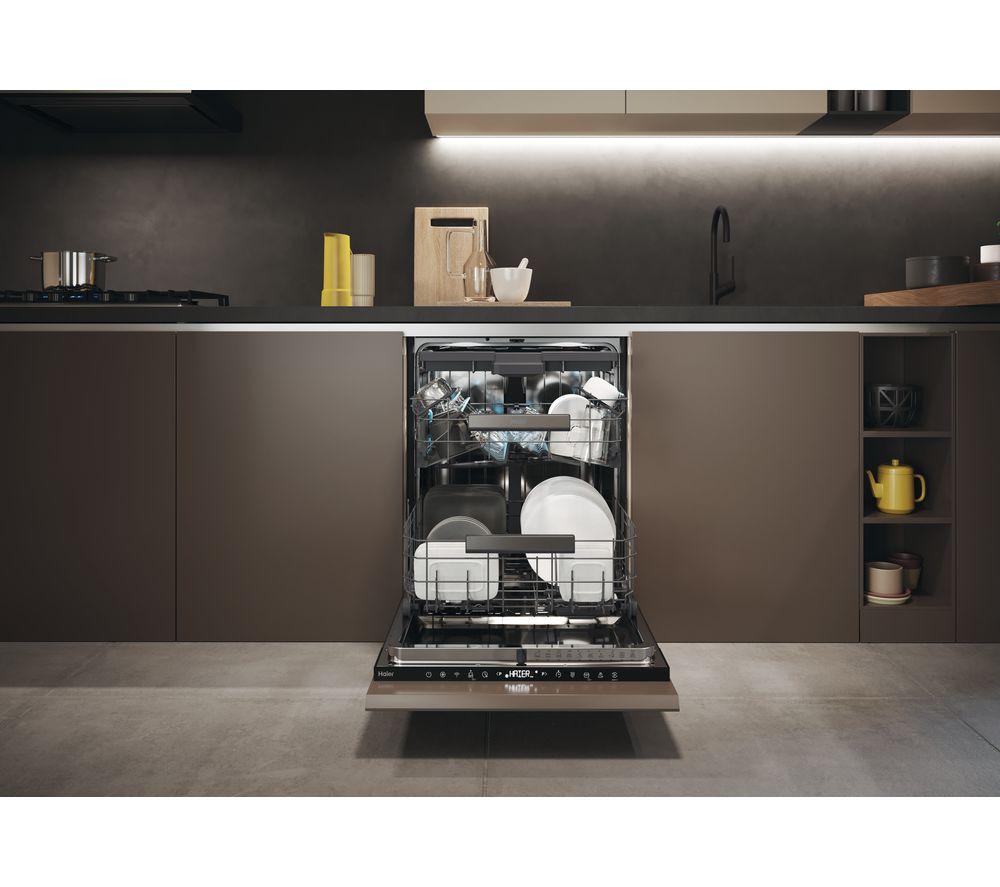 HAIER XS 4B4S3FSB-80 Full-size Fully Integrated WiFi-enabled Dishwasher image number 12 of 18