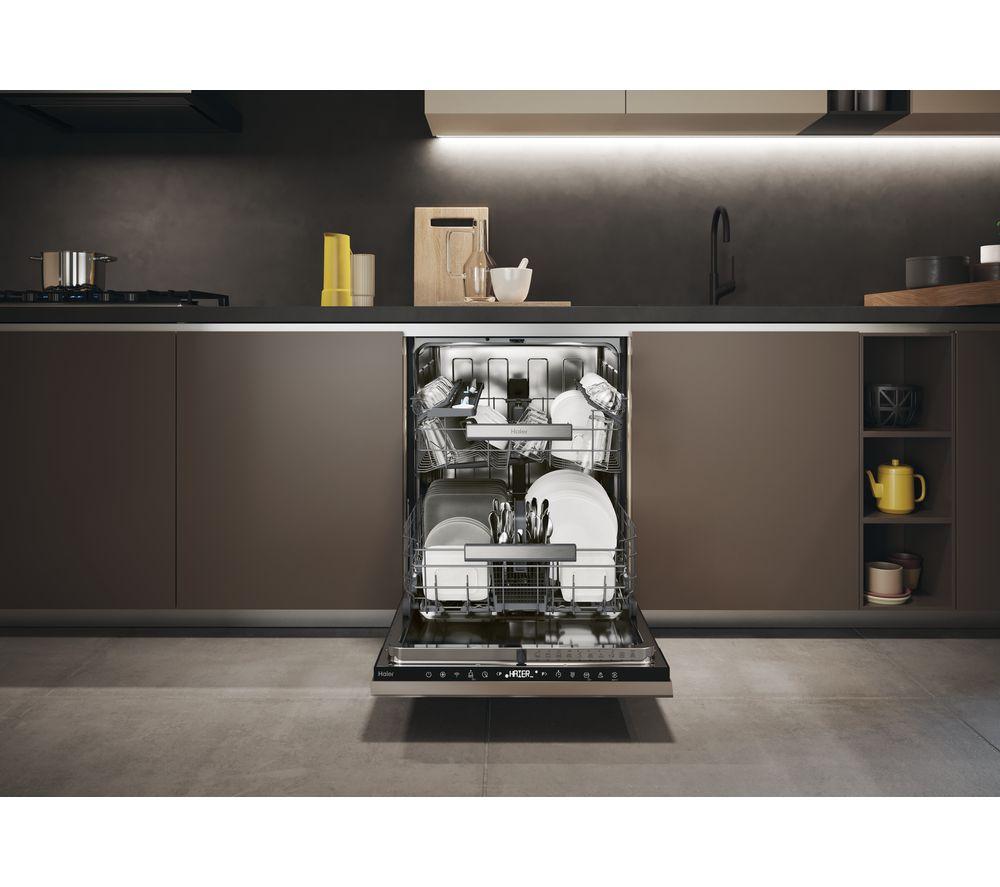HAIER XI 4C4S0SB-80 Full-size Fully Integrated WiFi-enabled Dishwasher image number 8 of 11