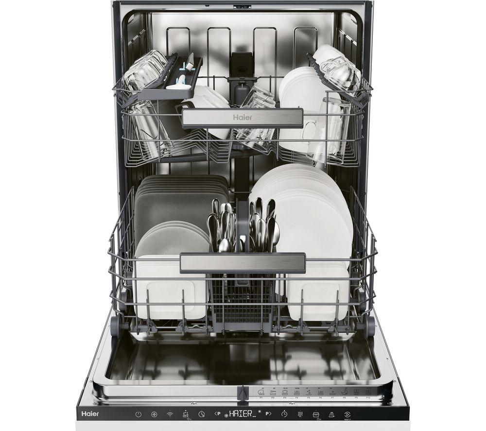 HAIER XI 4C4S0SB-80 Full-size Fully Integrated WiFi-enabled Dishwasher image number 9 of 11