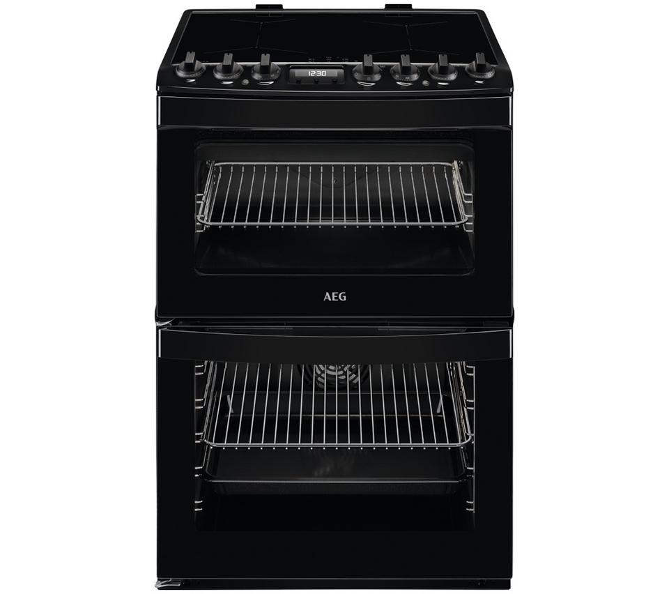 AEG 6000 SteamBake CIB6743ACB 60 cm Electric Induction Cooker - Black
