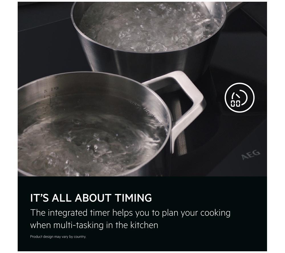 AEG 6000 SteamBake CIB6743MCB 60 cm Electric Induction Cooker - Matte Black image number 5 of 5