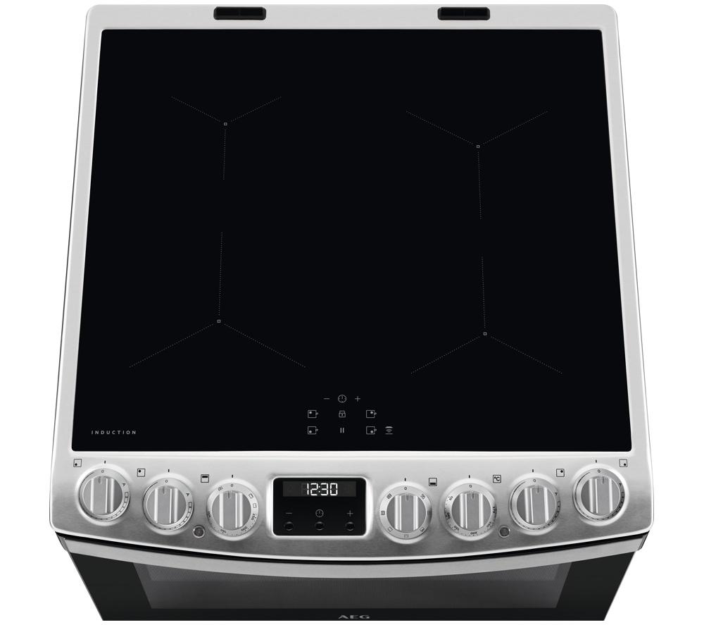 AEG 6000 SteamBake CIB6743ACM 60 cm Electric Induction Cooker - Stainless steel image number 2 of 6