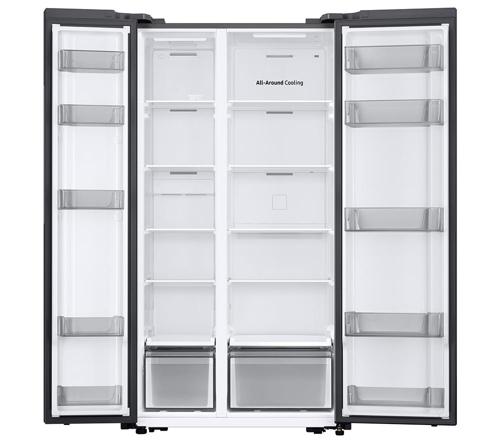 SAMSUNG Series 6 SpaceMax RS57DG400EM9/EU American-Style Smart Fridge Freezer - Gentle Silver image number 9 of 10