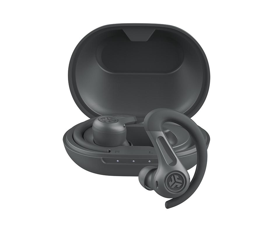 JLAB Jbuds Air Sport ANC 4 Wireless Bluetooth Noise-Cancelling Sports Earbuds - Black
