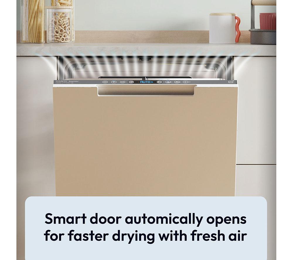 CANDY CI0C7SB0FA-80 Slimline Fully Integrated WiFi-enabled Dishwasher image number 6 of 13