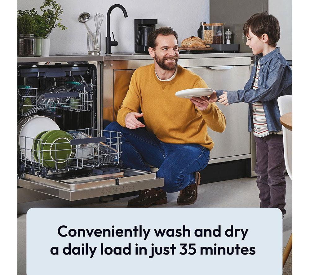 CANDY CI0C7SB0FA-80 Slimline Fully Integrated WiFi-enabled Dishwasher image number 7 of 13