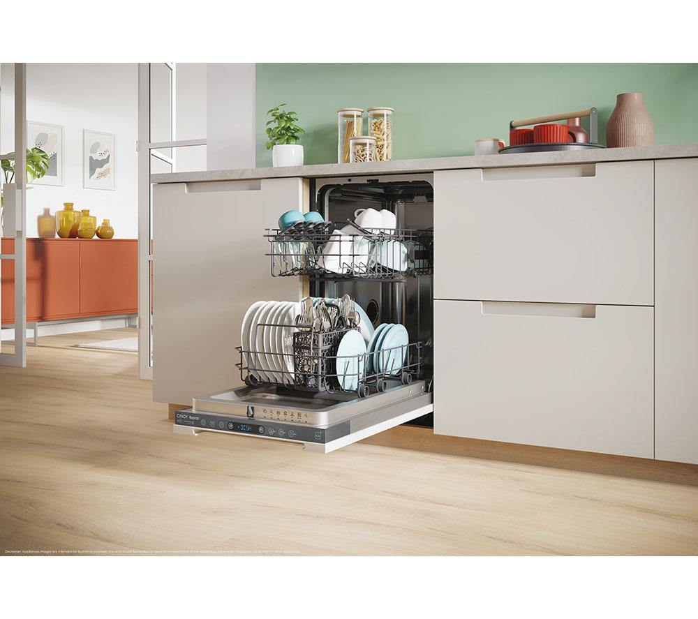 CANDY CI0C7SB0FA-80 Slimline Fully Integrated WiFi-enabled Dishwasher image number 12 of 13