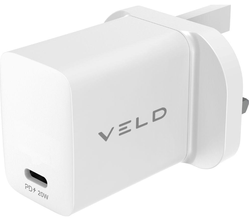 VELD VH20BW Super Fast USB Type-C 20 W Wall Charger