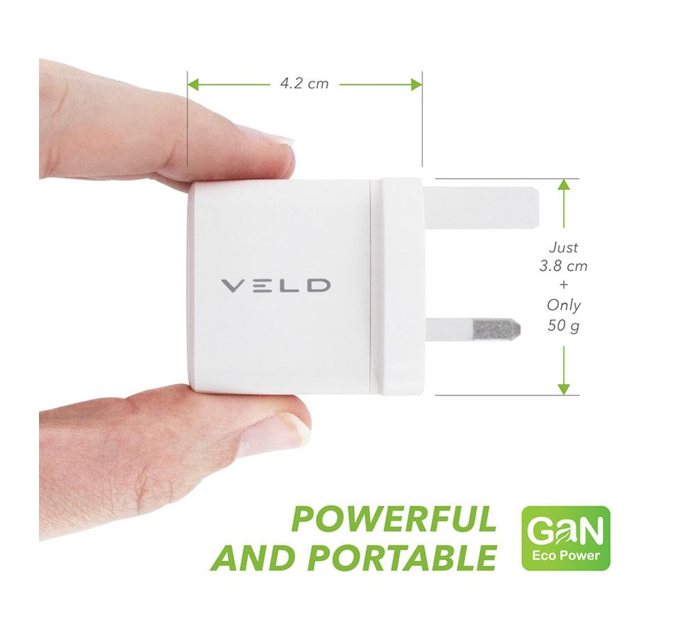 VELD VH20BW Super Fast USB Type-C 20 W Wall Charger image number 3 of 7