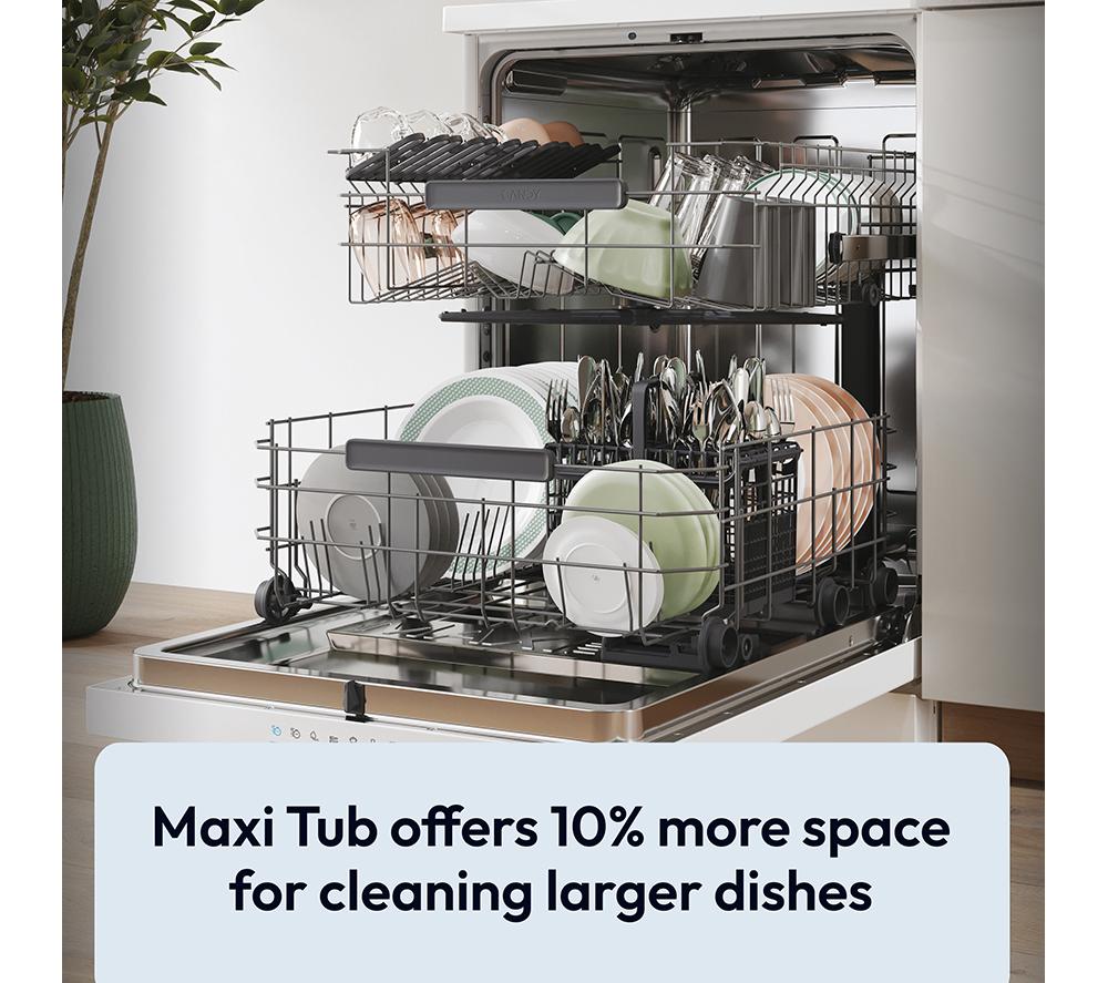 CANDY CI 4C7L0W-80 Full-size Fully Integrated Dishwasher image number 2 of 11