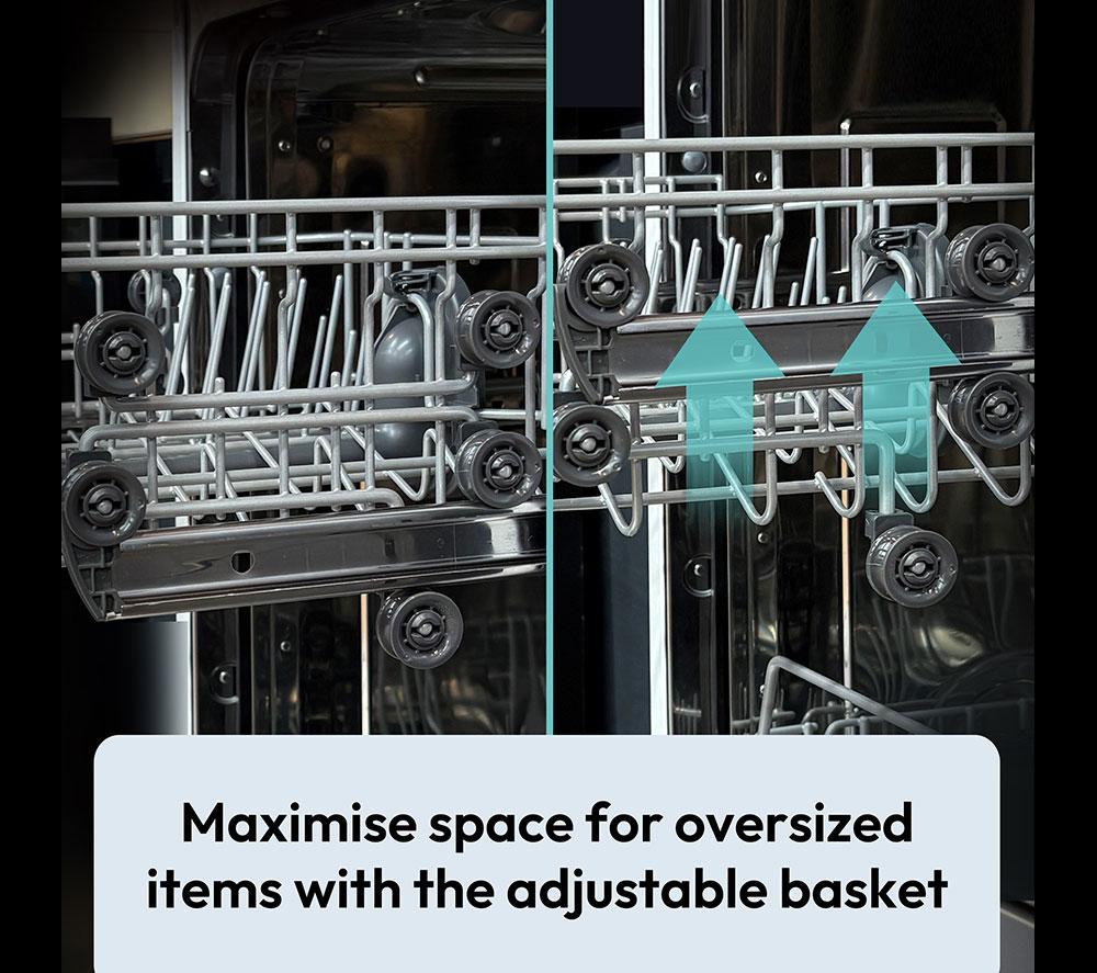 CANDY CI 4C7L0W-80 Full-size Fully Integrated Dishwasher image number 6 of 11