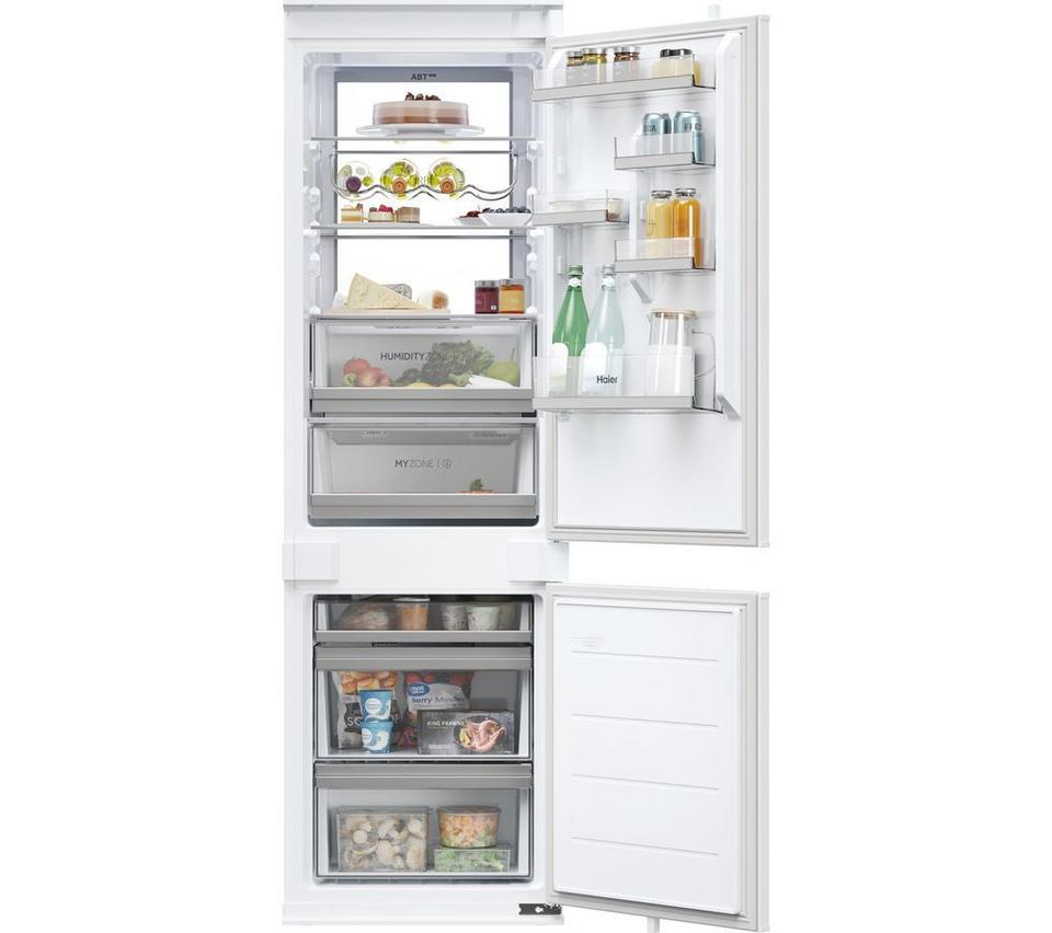 HAIER HBW7518CTK Integrated Smart 70/30 Fridge Freezer - Sliding Hinge