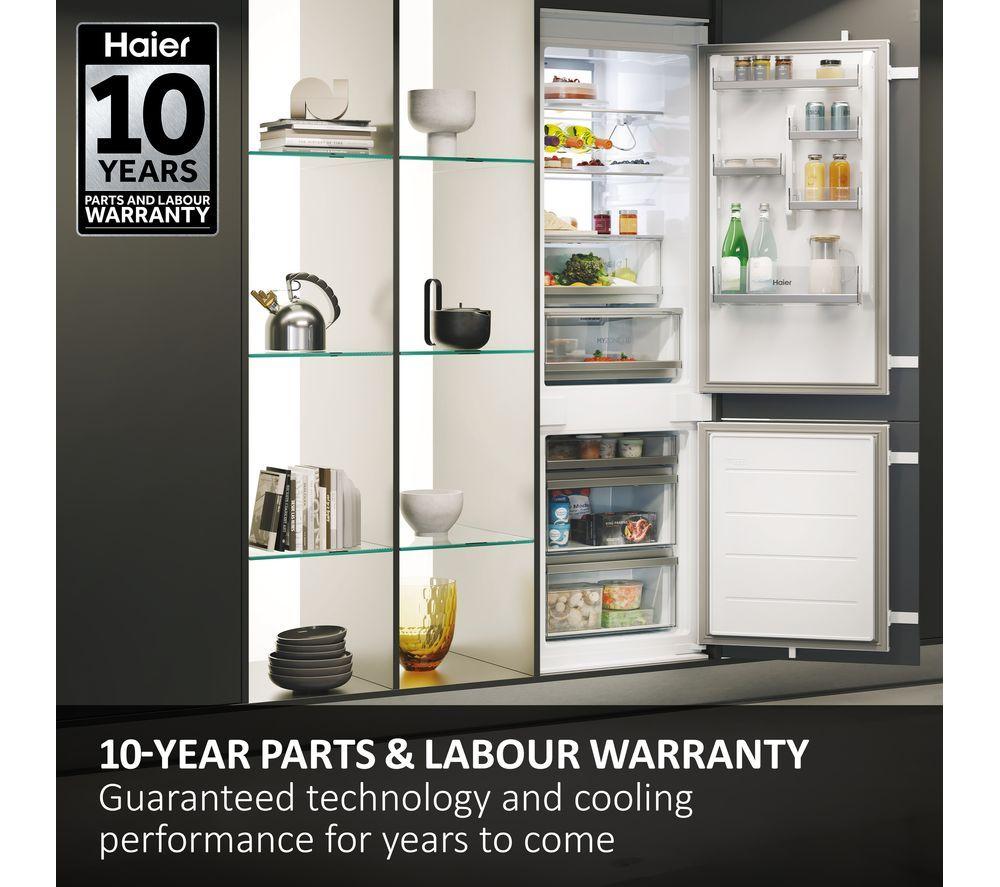 HAIER HBW7518CTK Integrated Smart 70/30 Fridge Freezer - Sliding Hinge image number 3 of 19