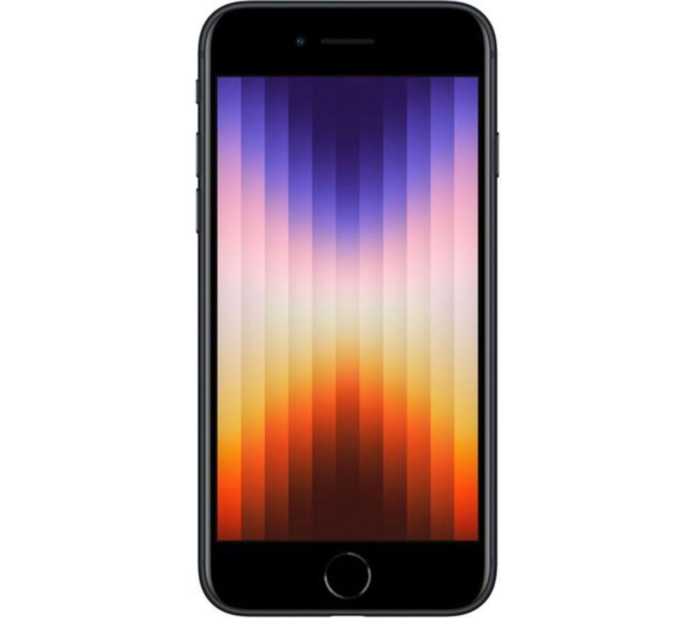 APPLE APPLE Refurbished iPhone SE3 (2022) - 64 GB, Midnight (Excellent Condition) image number 2 of 12