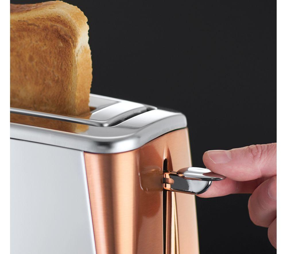 Copper Russell Hobbs Toaster Luna Russell Hobbs Luna Long Slot