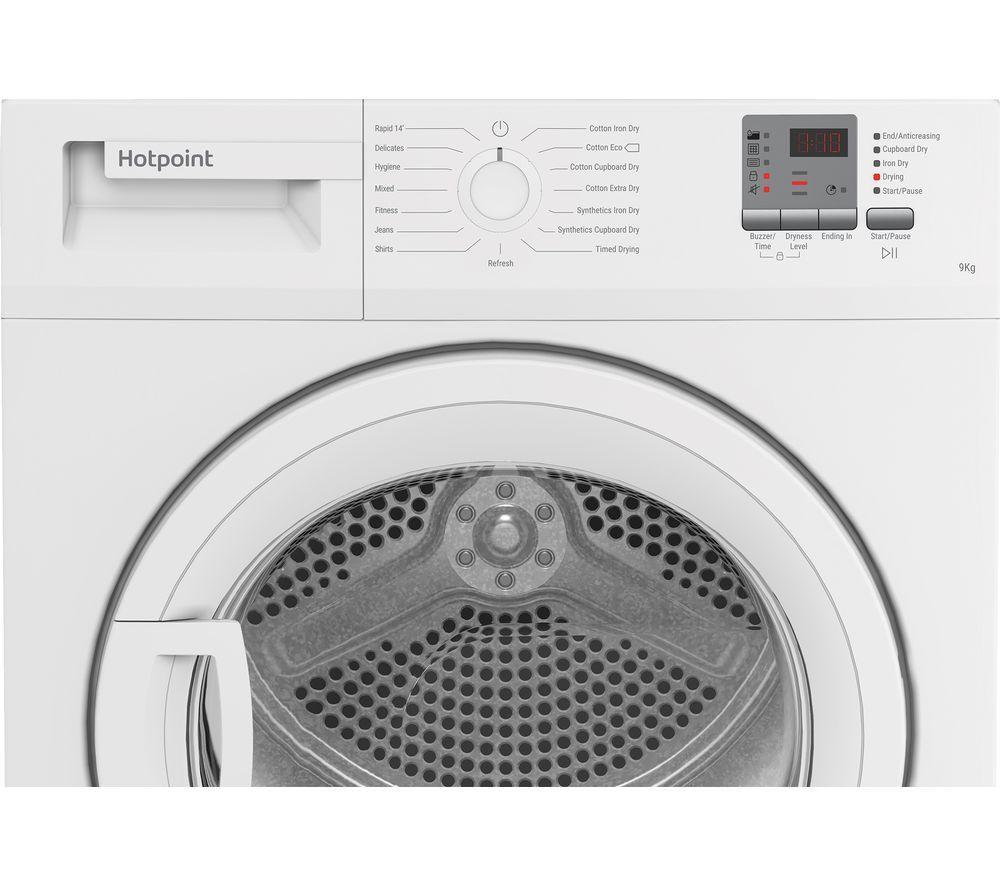 HOTPOINT C HD C92 WWGD UK 9 kg Condenser Tumble Dryer - White image number 4 of 8