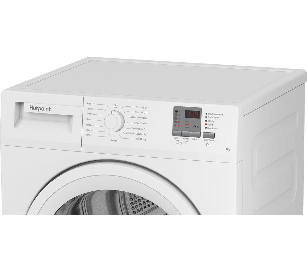 HOTPOINT C HD C92 WWGD UK 9 kg Condenser Tumble Dryer - White image number 5 of 8