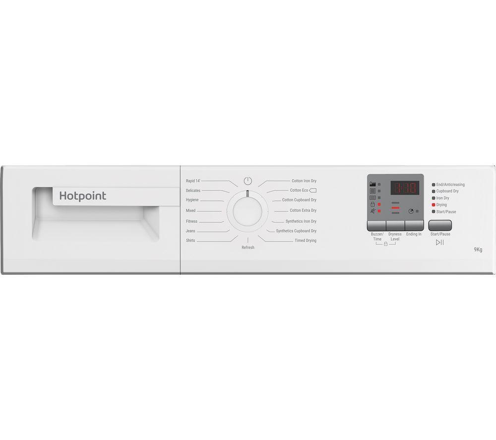 HOTPOINT C HD C92 WWGD UK 9 kg Condenser Tumble Dryer - White image number 6 of 8