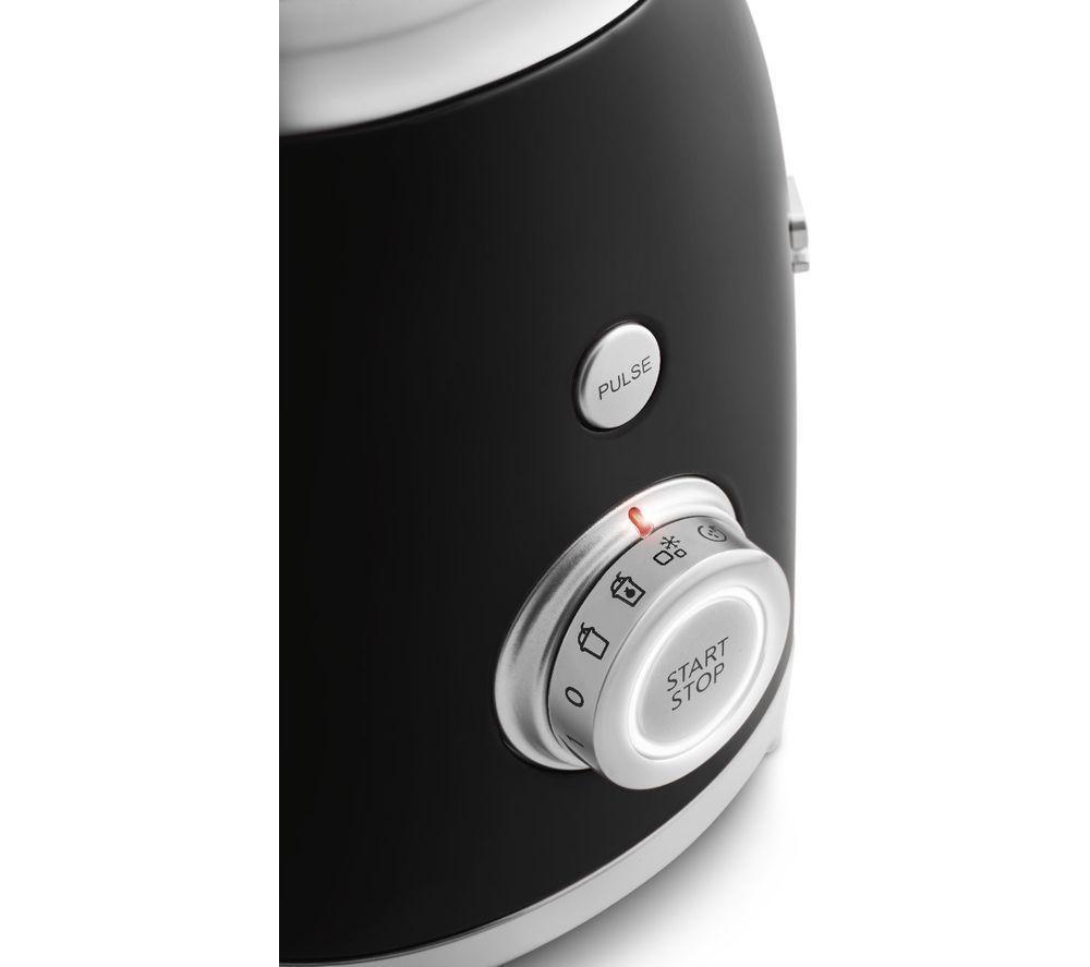 SMEG 50's Retro Style BLF03BLUK Blender - Black image number 3 of 4