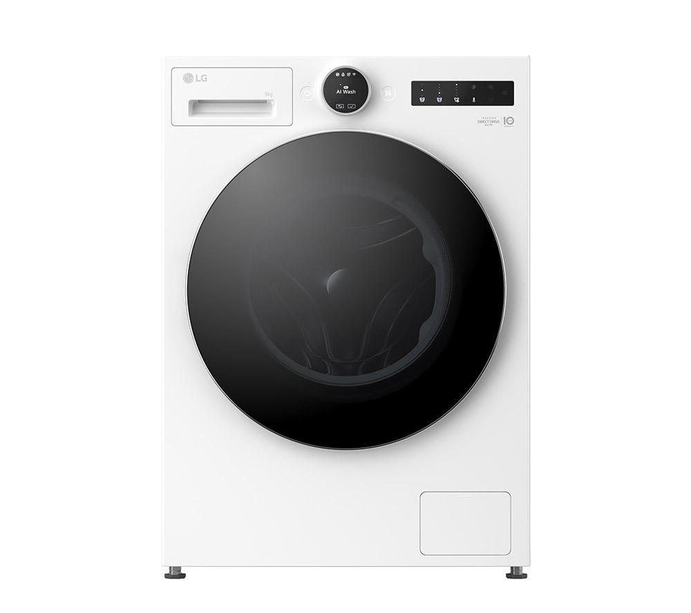 LG VX90 Series AI Direct Drive F4X9009TWC WiFi-enabled 9 kg 1400 Spin Washing Machine - White
