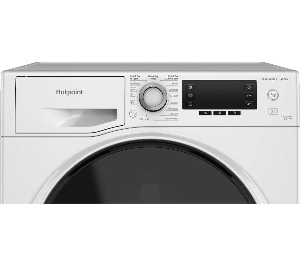 HOTPOINT ActiveCare NDD 86448 WDA UK 8 kg Washer Dryer - White image number 2 of 4