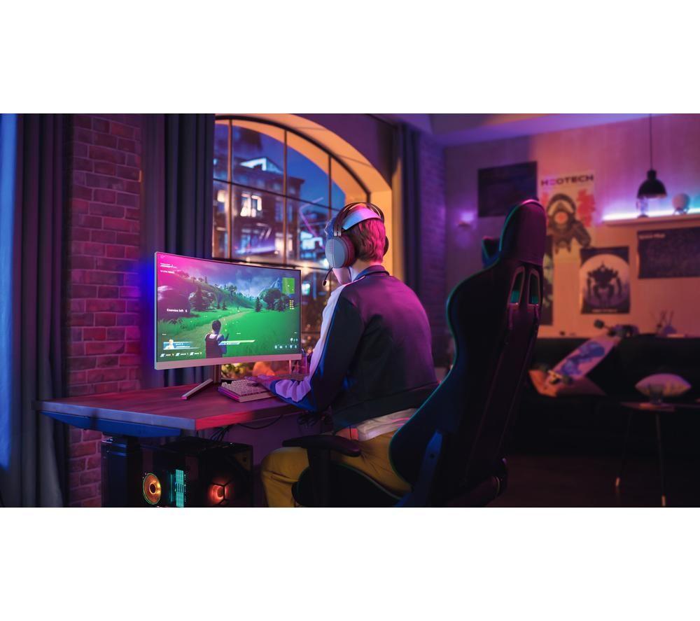 PHILIPS Evnia 27M2C5201L/00 Full HD 27" Curved VA LCD Gaming Monitor - White image number 8 of 8