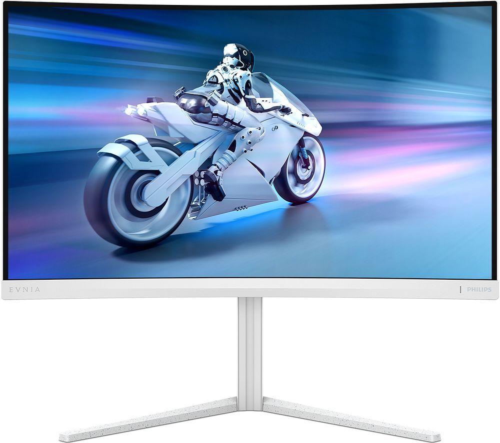 Philips Evnia 27M2c5501/00 Quad Hd 27" Curved Va Lcd Gaming Monitor - White, White