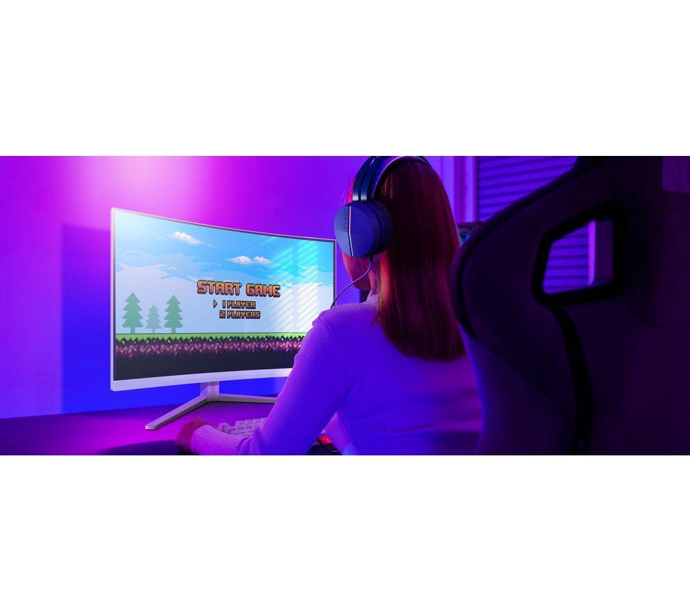 PHILIPS Evnia 32M2C5501/00 Quad HD 31.5" Curved VA LCD Gaming Monitor - White image number 8 of 8