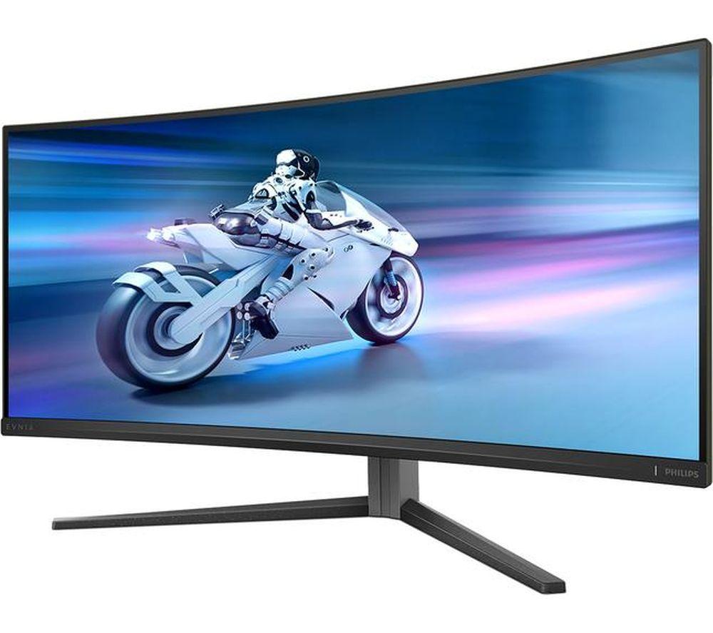 PHILIPS Evnia 34M2C6500/00 Wide Quad HD 34" Curved QD-OLED Gaming Monitor - Dark Slate image number 4 of 10