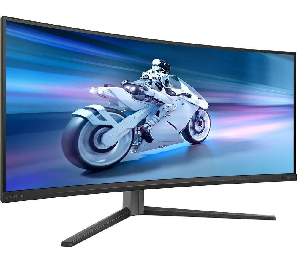 PHILIPS Evnia 34M2C6500/00 Wide Quad HD 34" Curved QD-OLED Gaming Monitor - Dark Slate image number 5 of 10